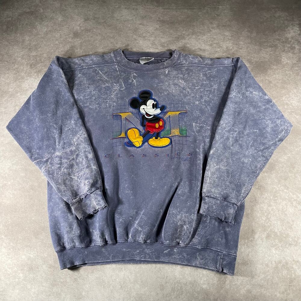 90’s Disney Mickey Mouse Cartoon Disney World Sweatshirt XL
